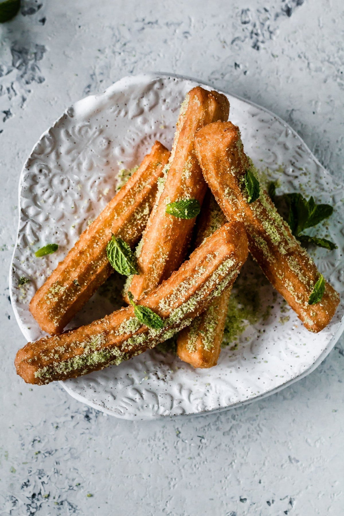 Matcha Mint Churros